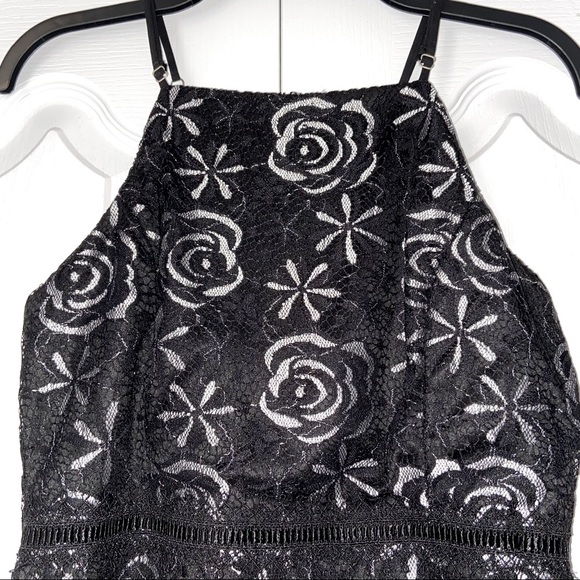 Francesca’s Black Mini Halter Dress (size M) - Picture 4 of 5